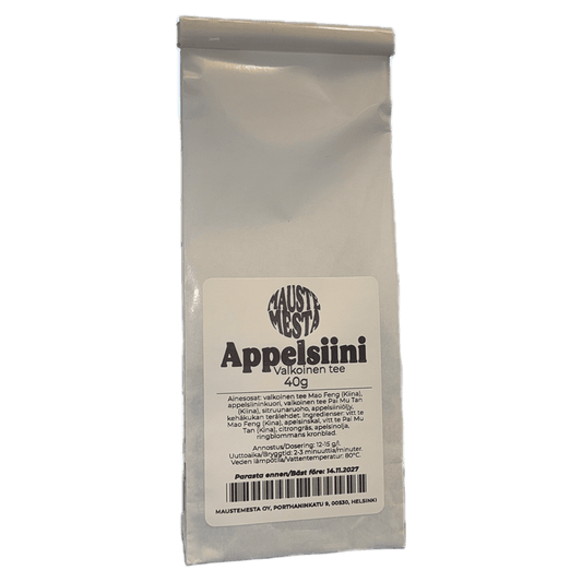 Appelsiini Valkoinen tee 40g