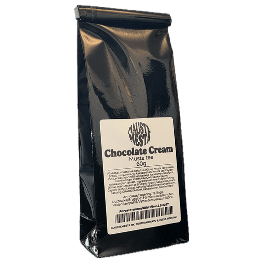 Chocolate Cream Musta tee 60g