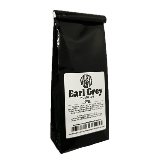 Earl Grey Musta tee 60g