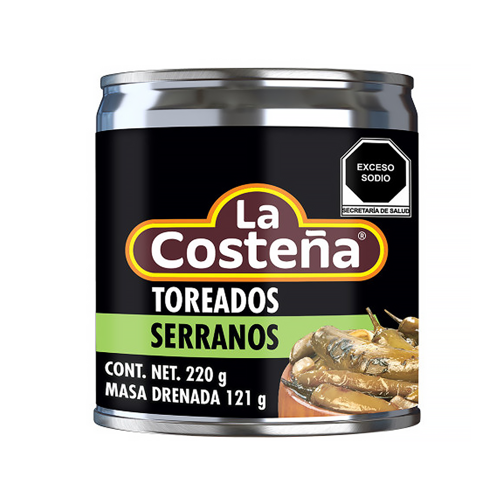 La Costena Toreados Serranos 220g