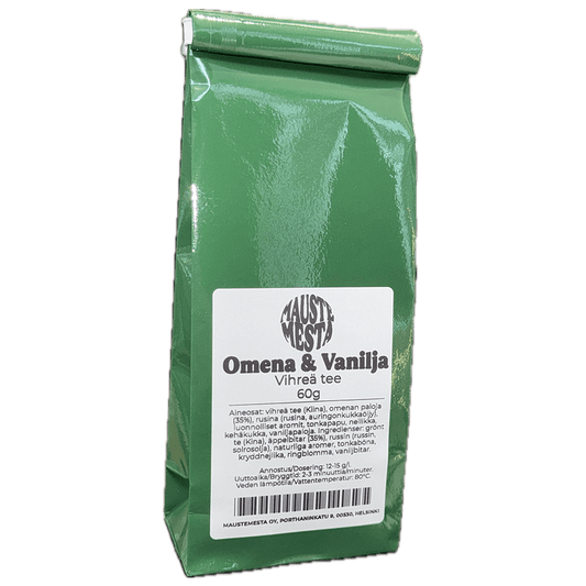 Omena & Vanilja Vihreä tee 60g