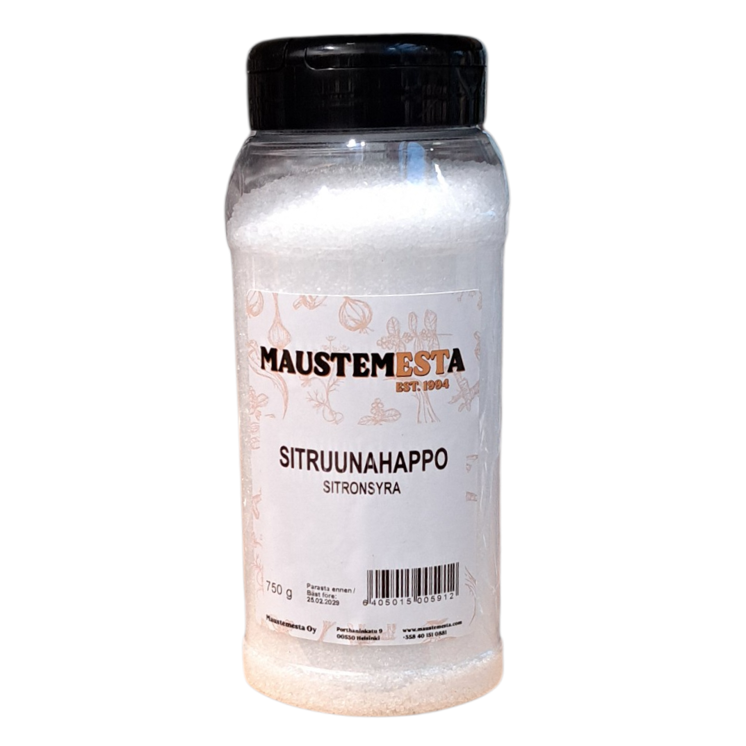 Sitruunahappo purkki 750g