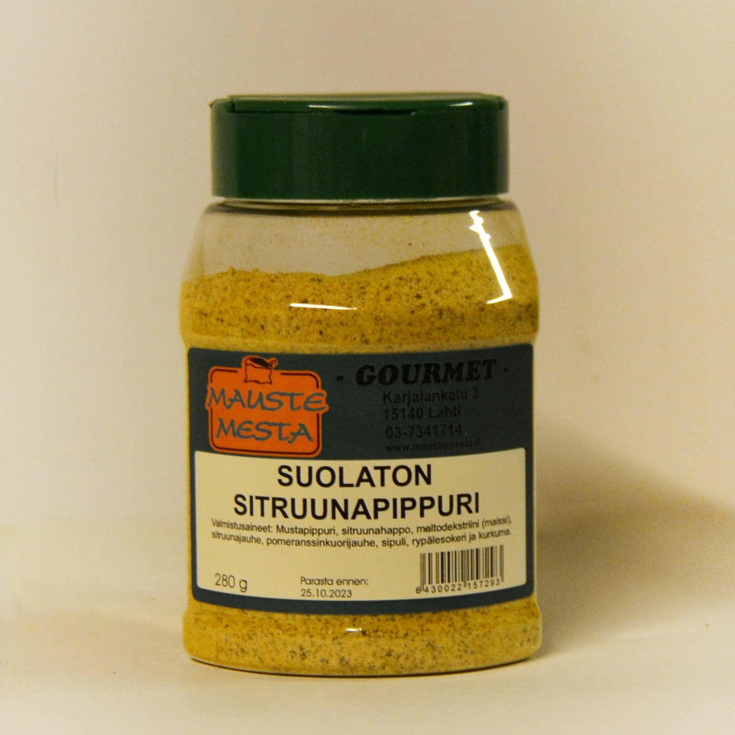 Sitruunapippuri suolaton 280g