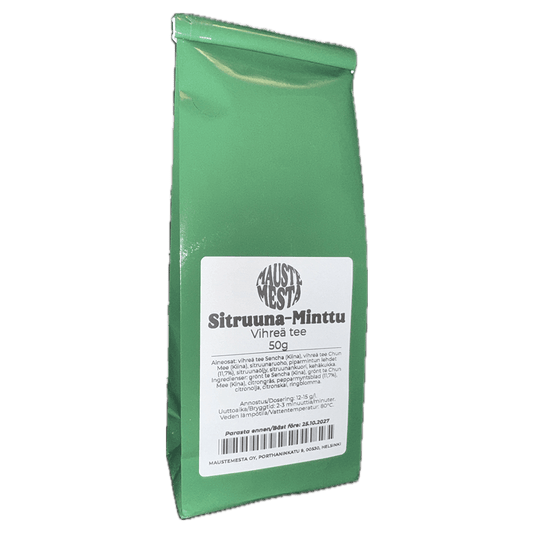 Sitruuna-Minttu Vihreä tee 50g