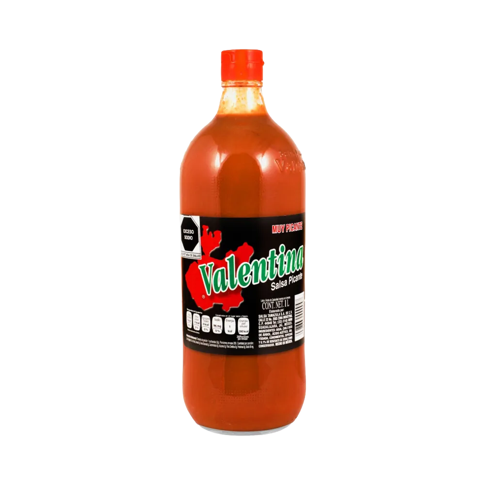 Valentina Salsa Muy Picante ISO PULLO 1000ml