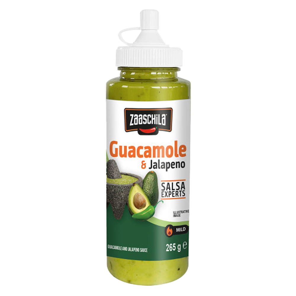 Zaaschila Guacamole & Jalapeno Sauce Mild 265g