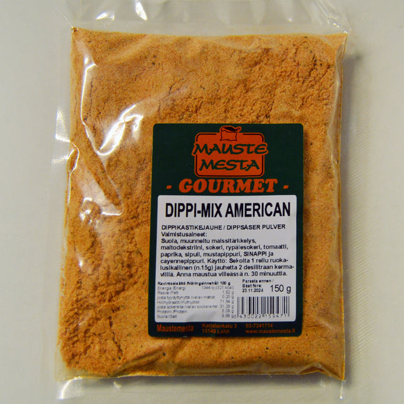 Dippi-mix American -dippikastikejauhe Maustemestan pussissa.