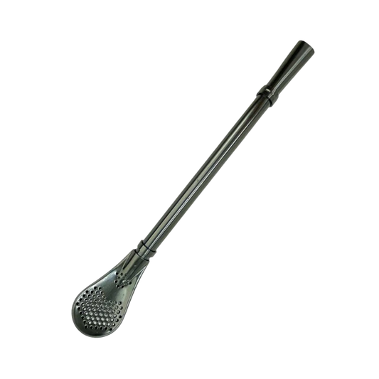 Yerba Mate Bombilla Spoon Musta