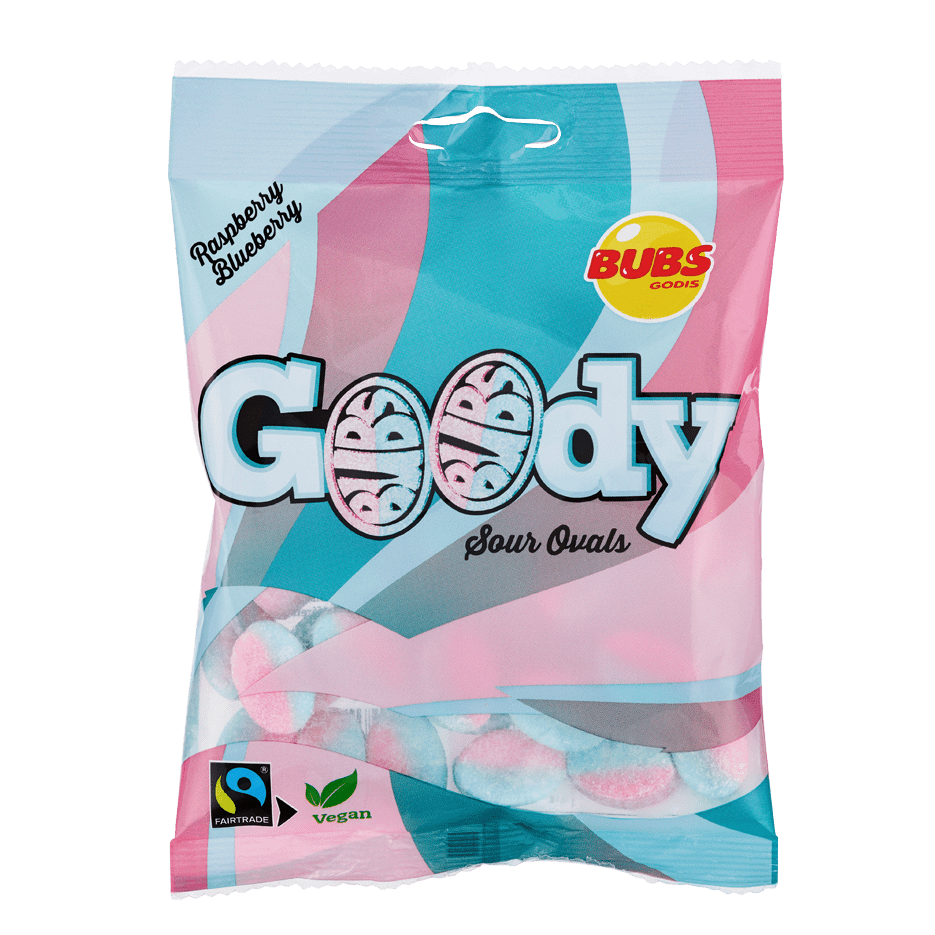 BUBS Goody Vadelma/Mustikka - Maustemesta