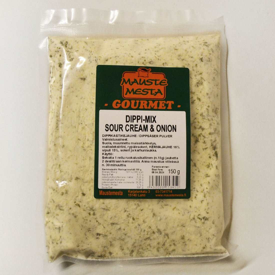 Dippi-mix Sour Cream & Onion 150g – Maustemesta