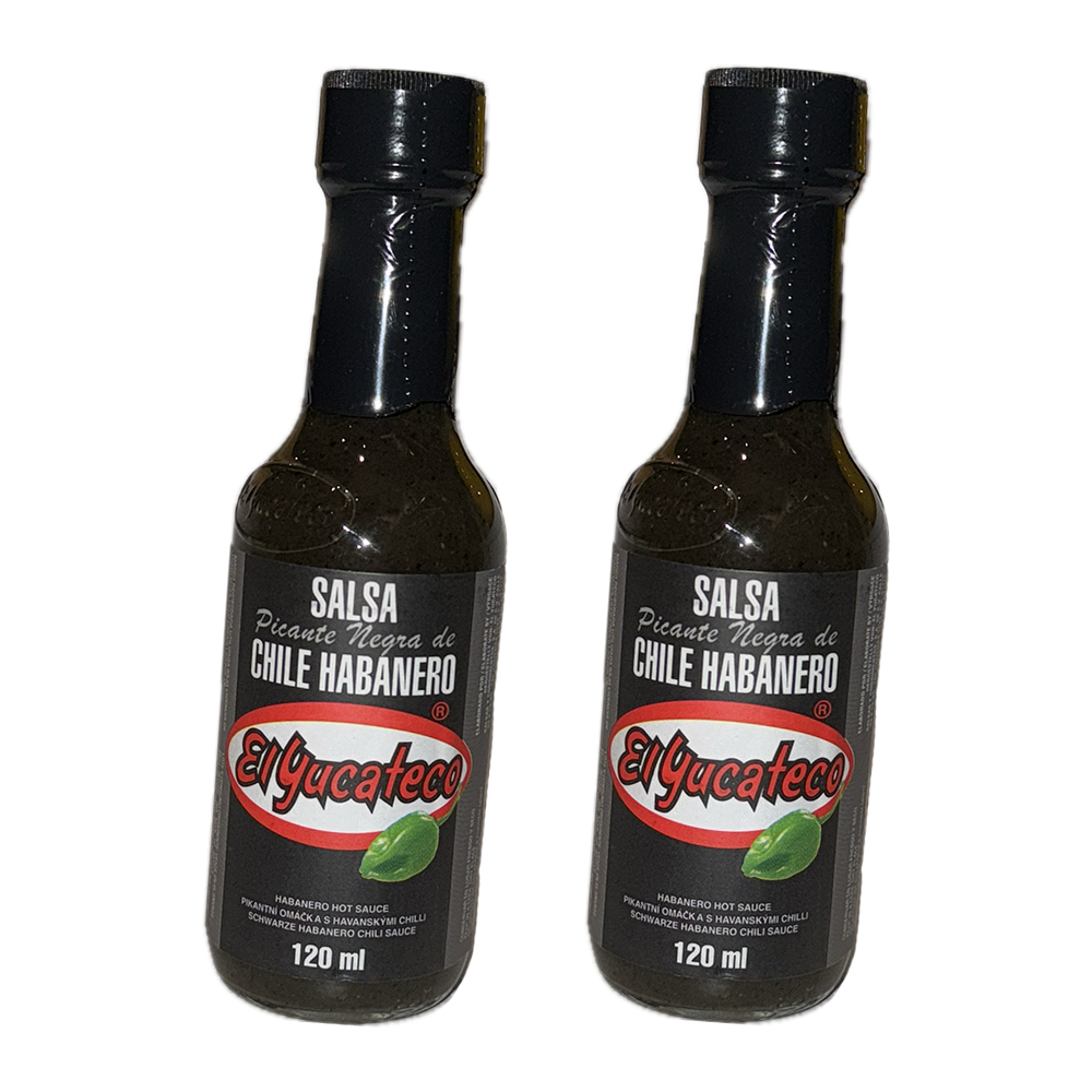 El Yucateco Chile&Habanero Salsa Musta x2
