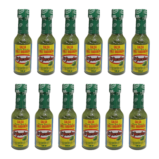 El Yucateco Green Habanero 120ml 12 pullon laatikko (tilaustuote)
