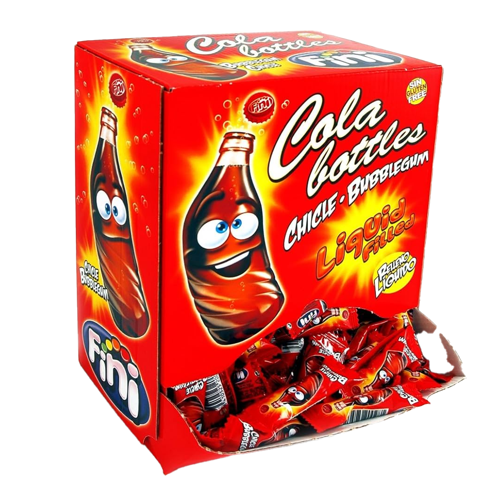 Fini Cola Bottles Bubblegum - Maustemesta
