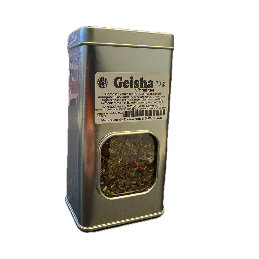 Geisha Vihreä tee 70g peltipurkki