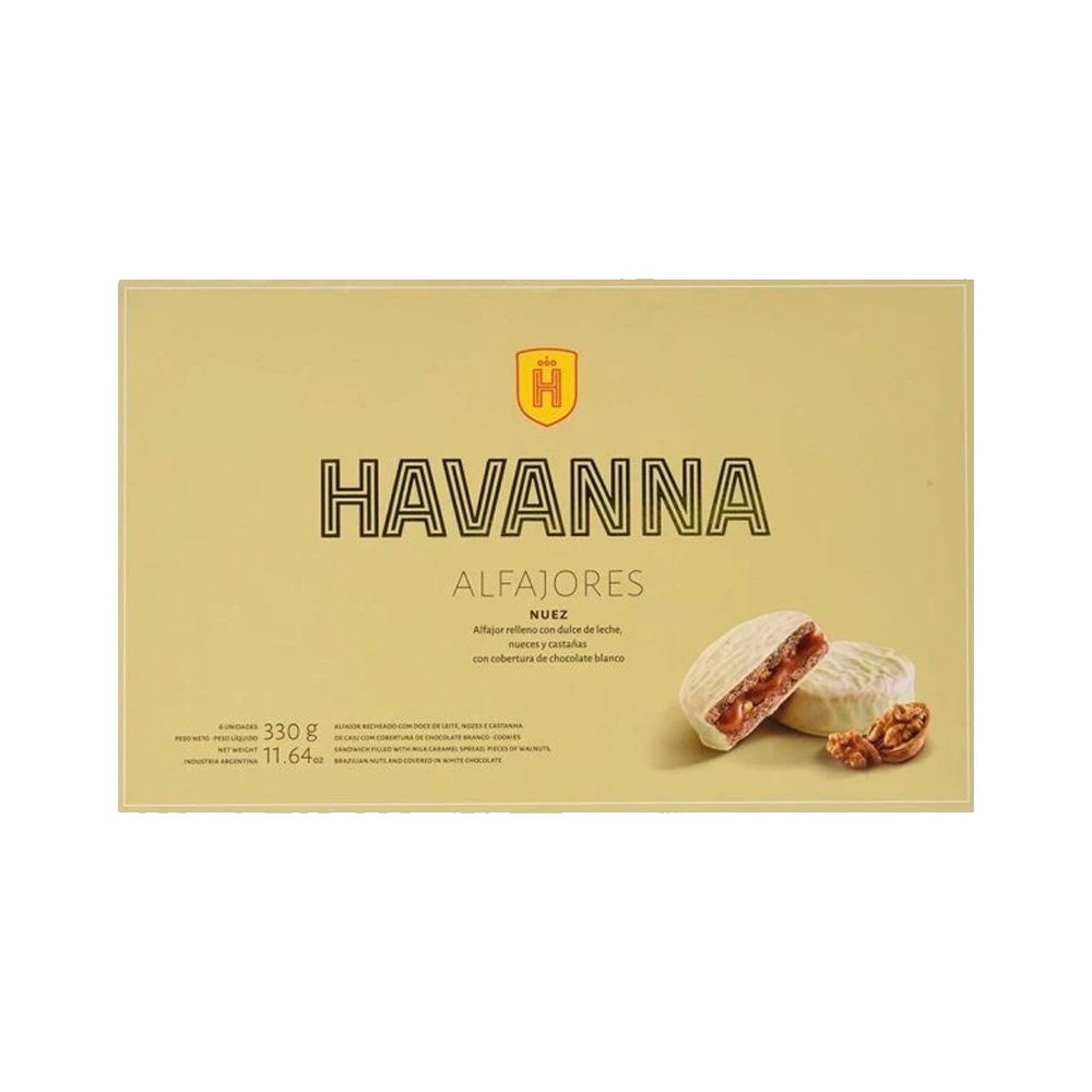 Havanna Alfajores Nuez 330g