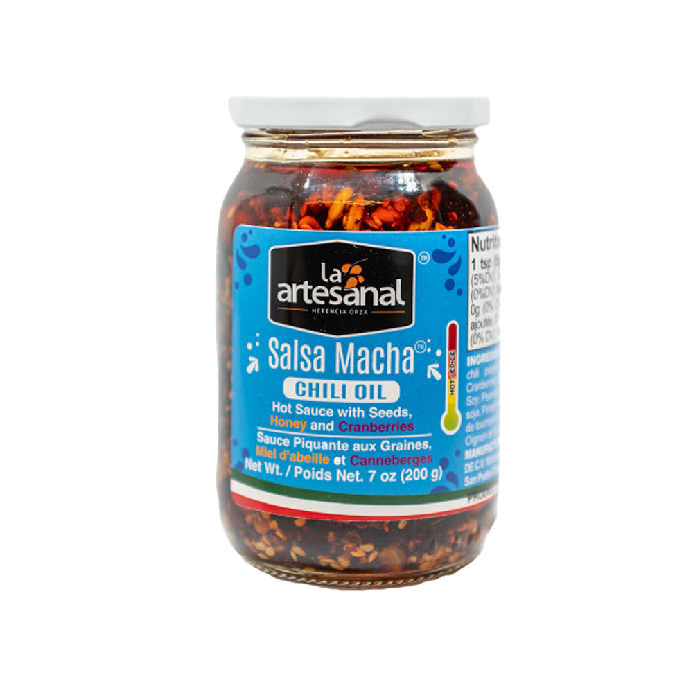 La Artesanal Hot Chili Oil with Honey & Cranberries 200g