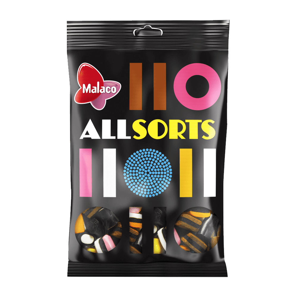 Malaco Allsorts - Maustemesta