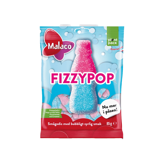 Malaco Fizzypop - Maustemesta