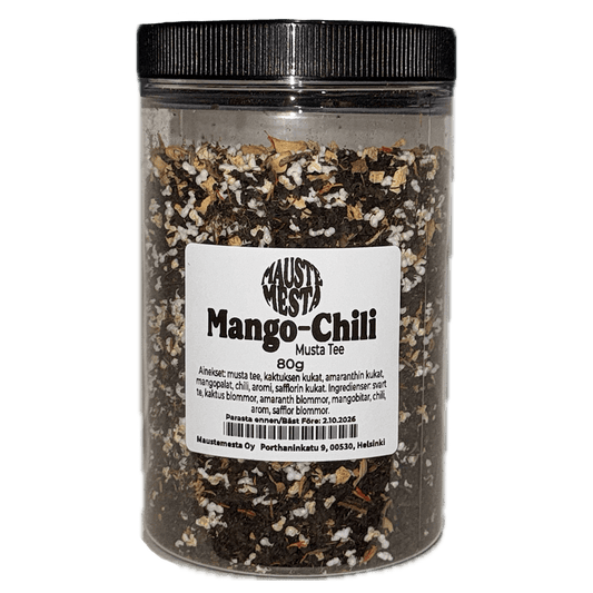 Mango-Chili Musta Tee - Maustemesta