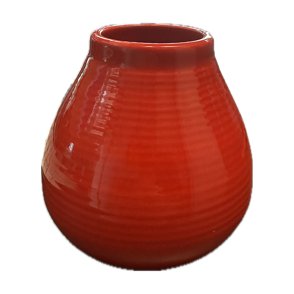 Mate kuppi, keraaminen, punainen - Maustemesta