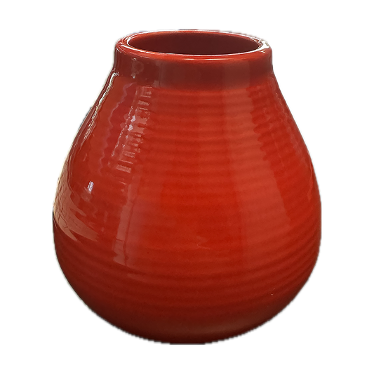 Mate kuppi, keraaminen, punainen - Maustemesta