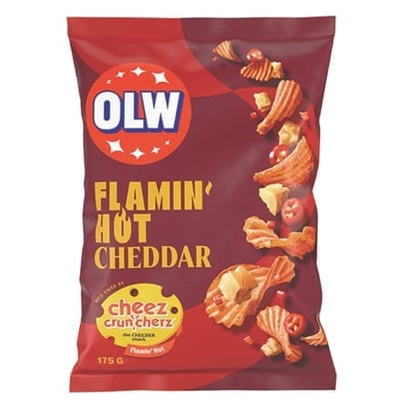 OLW Flaming Hot Cheddar - Maustemesta