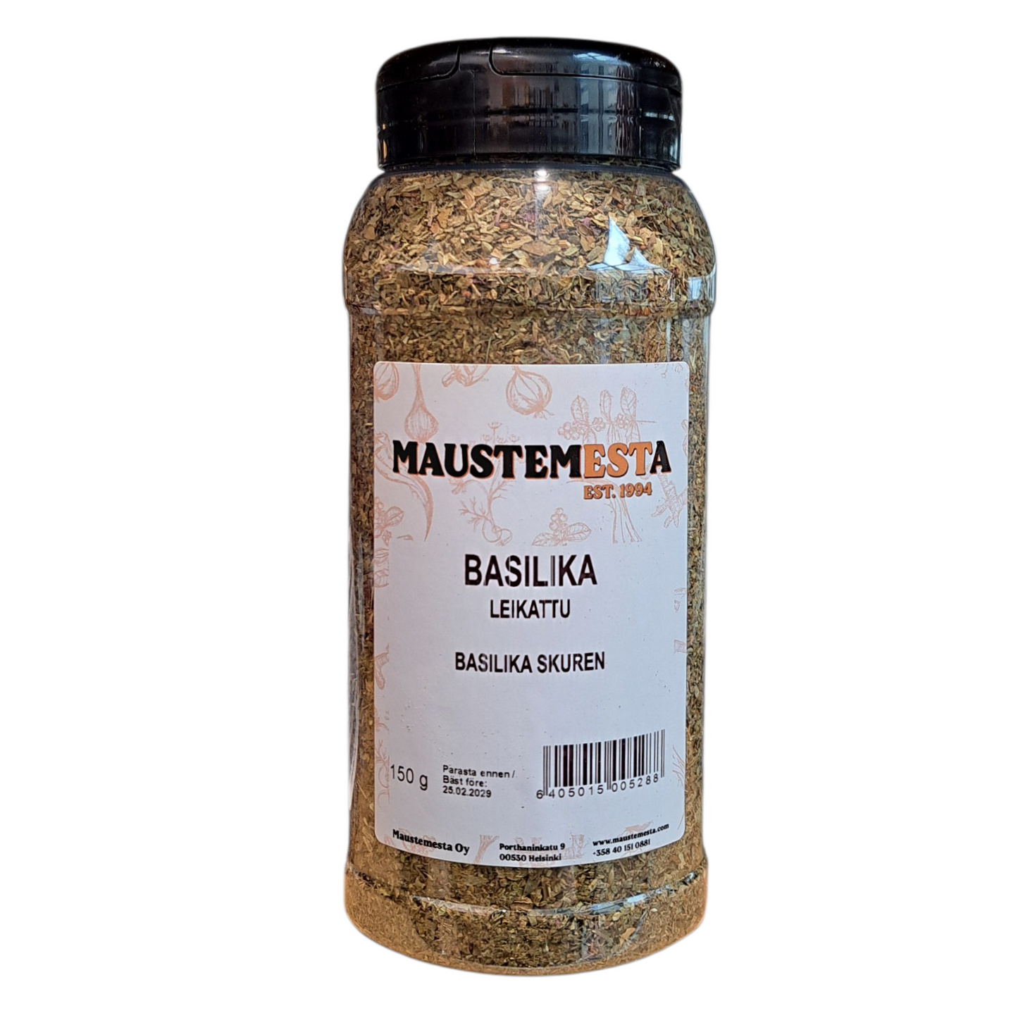 Basilika purkki 150g