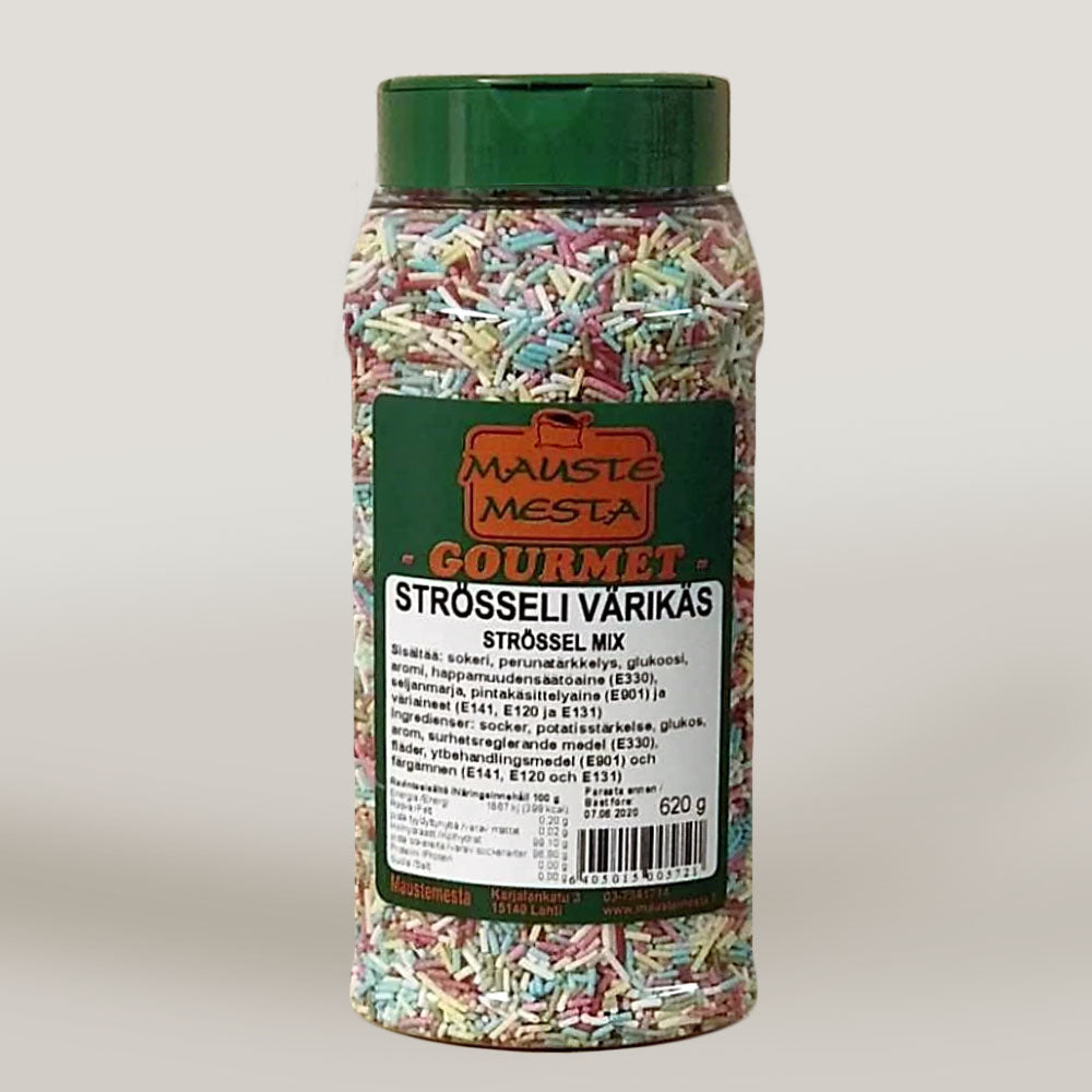 Strösseli värikäs 620g