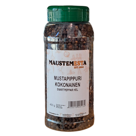 Mustapippuri kokonainen purkki 450g