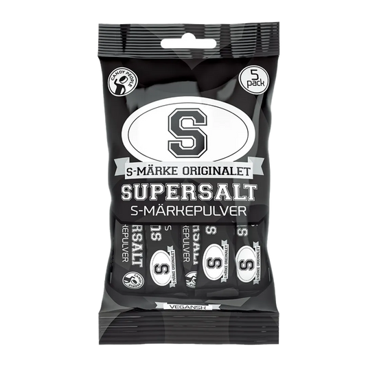 S-Märke Orginalet Supersalt Pulver 5-pack 45g