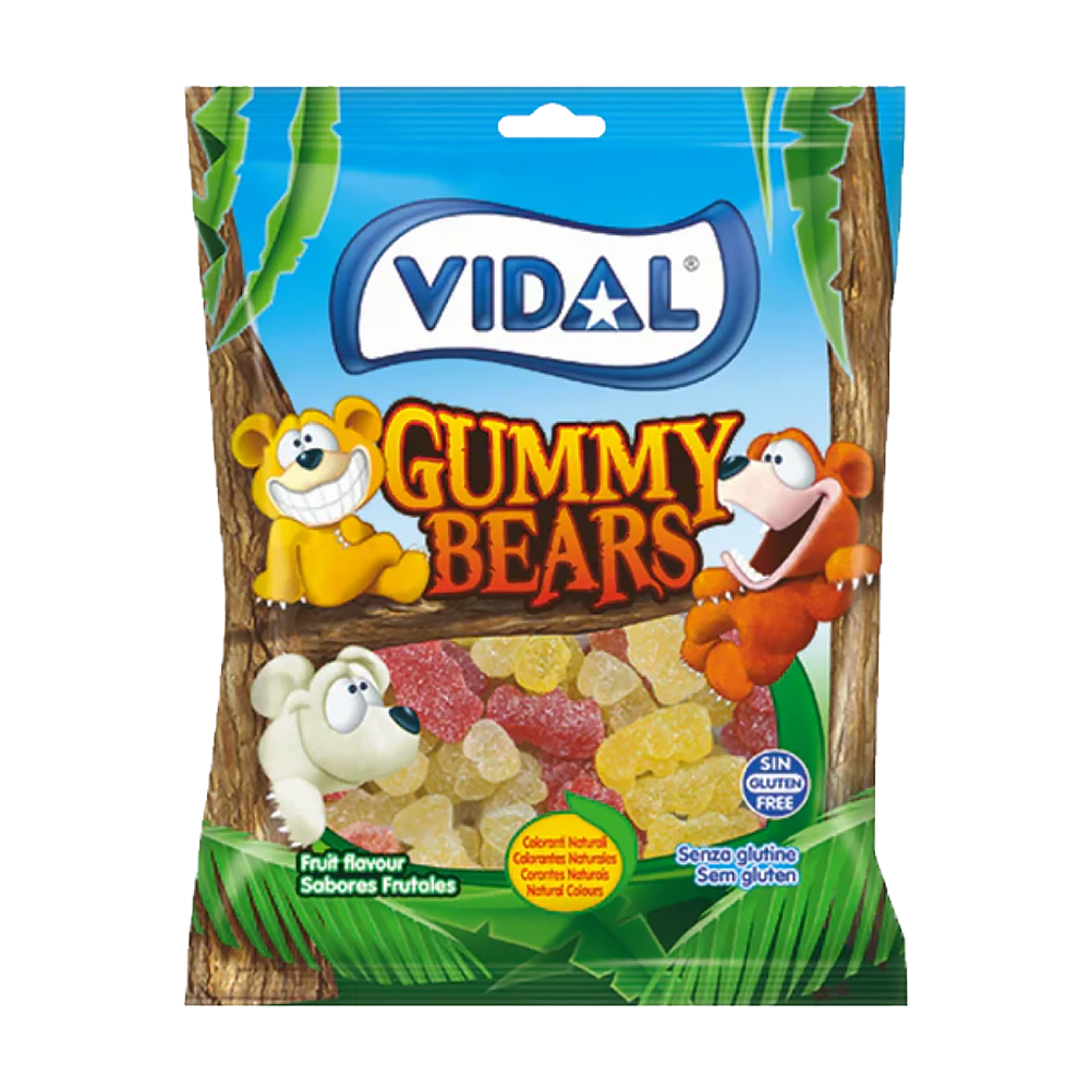 Vidal Gummy Bears - Maustemesta