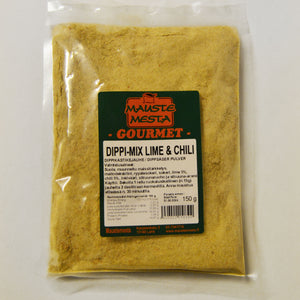 Dippi-mix Lime & Chili -dippikastikejauhe Maustemestan pussissa.