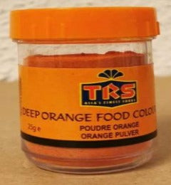 TRS Deep Orange Food Colour, oranssi elintarvikeväri purkissa.